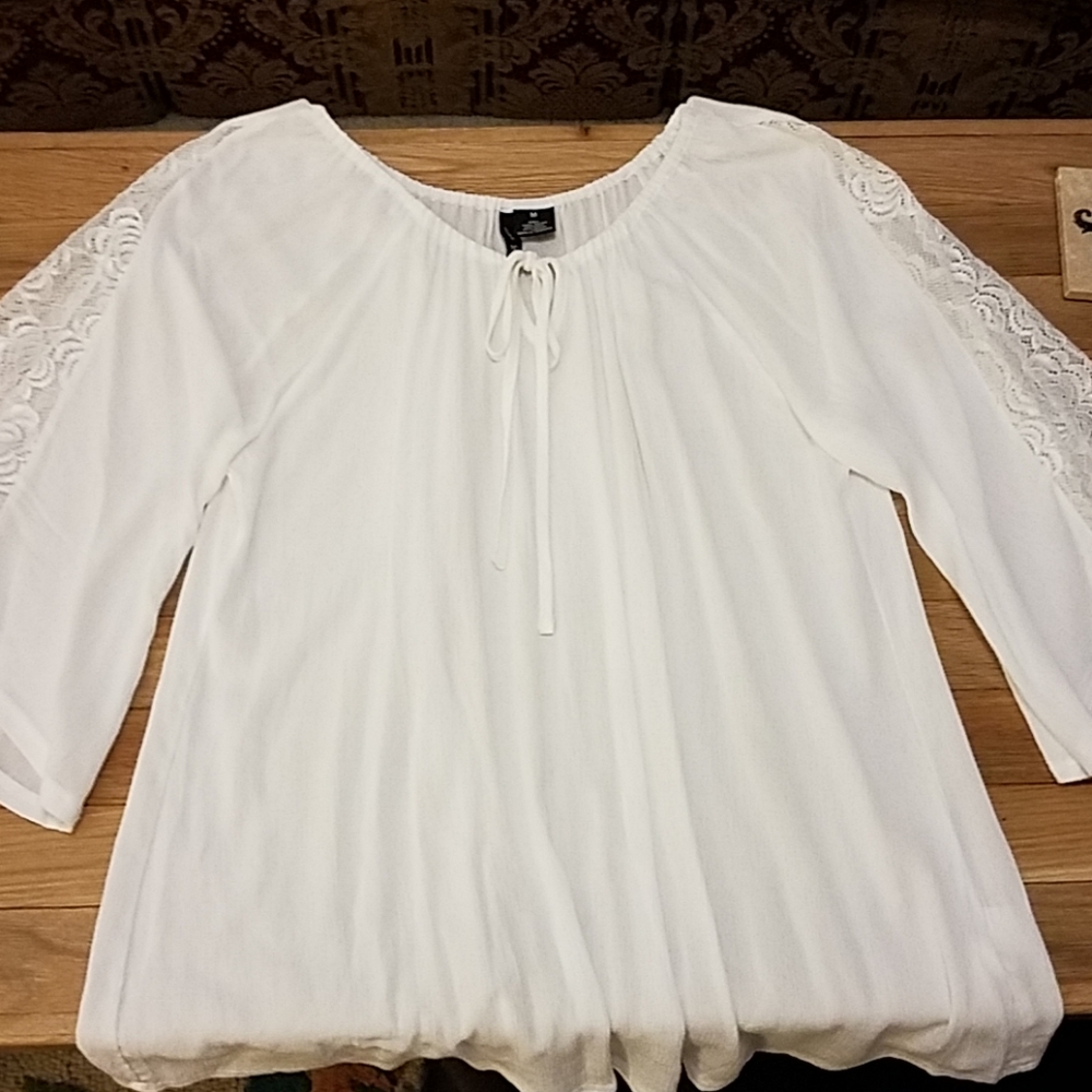 New Directions Top with Bell Sleeves